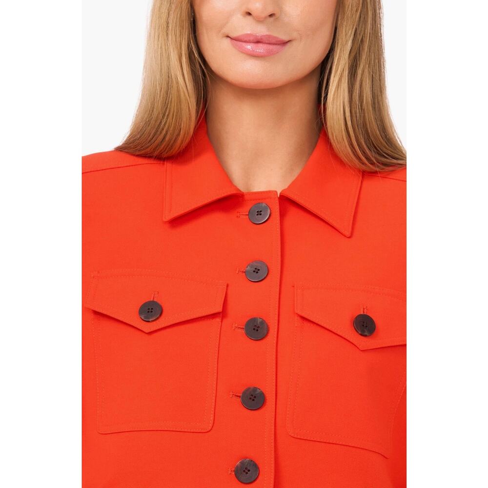 Halogen Button Front Orange Jacket - Picture 4 of 11